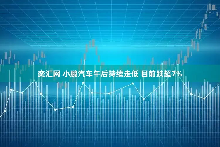 奕匯網 小鵬汽車午后持續走低 目前跌超7%